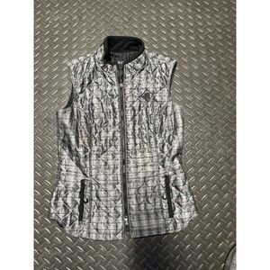 Arista Equestrian Vest Women MED Black Quilted Full Zip Riding‎